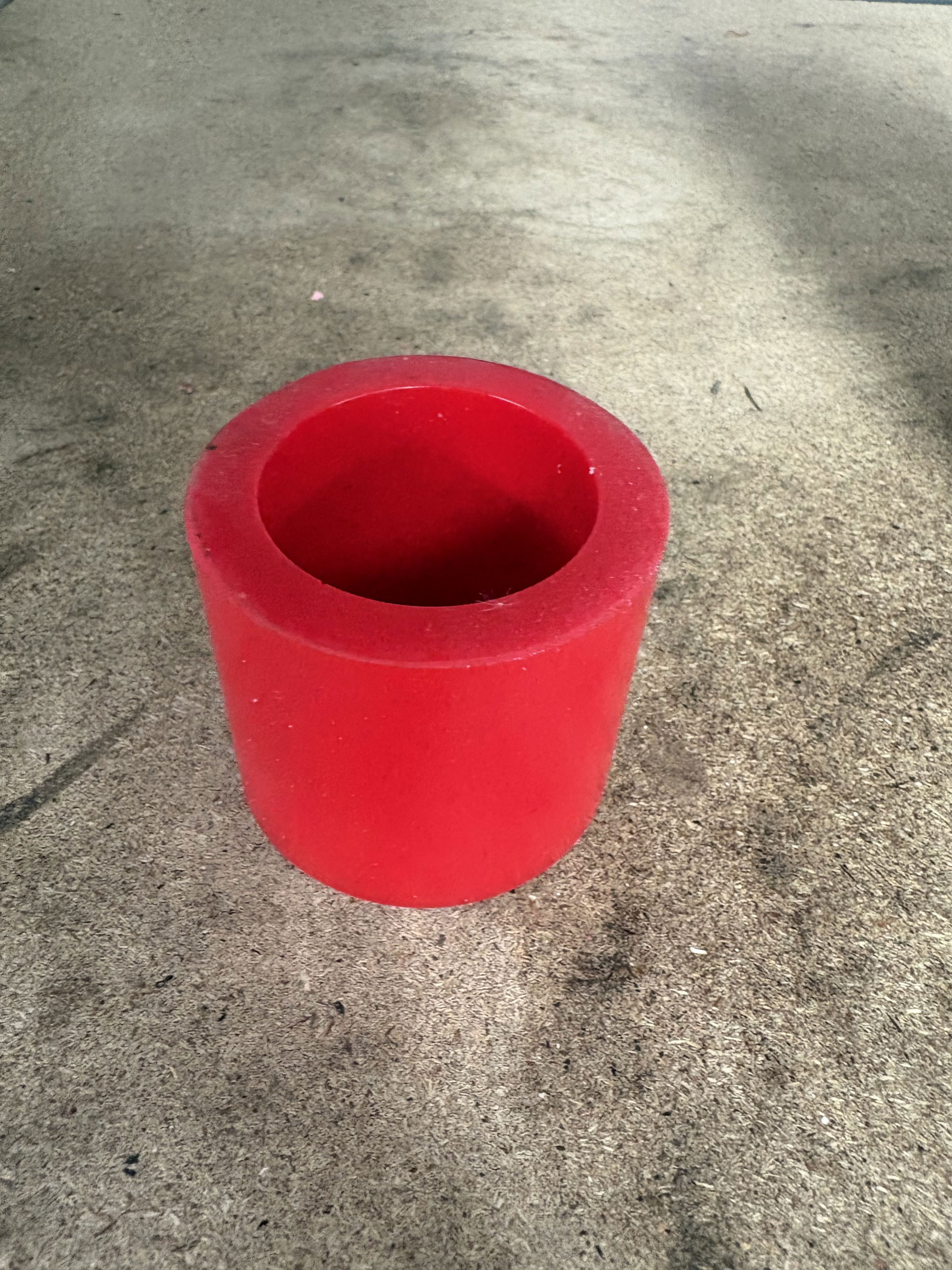 EE052 Poly RED Radius Rod Insert Bush